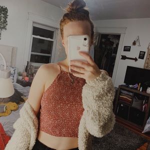 LA hearts crop top